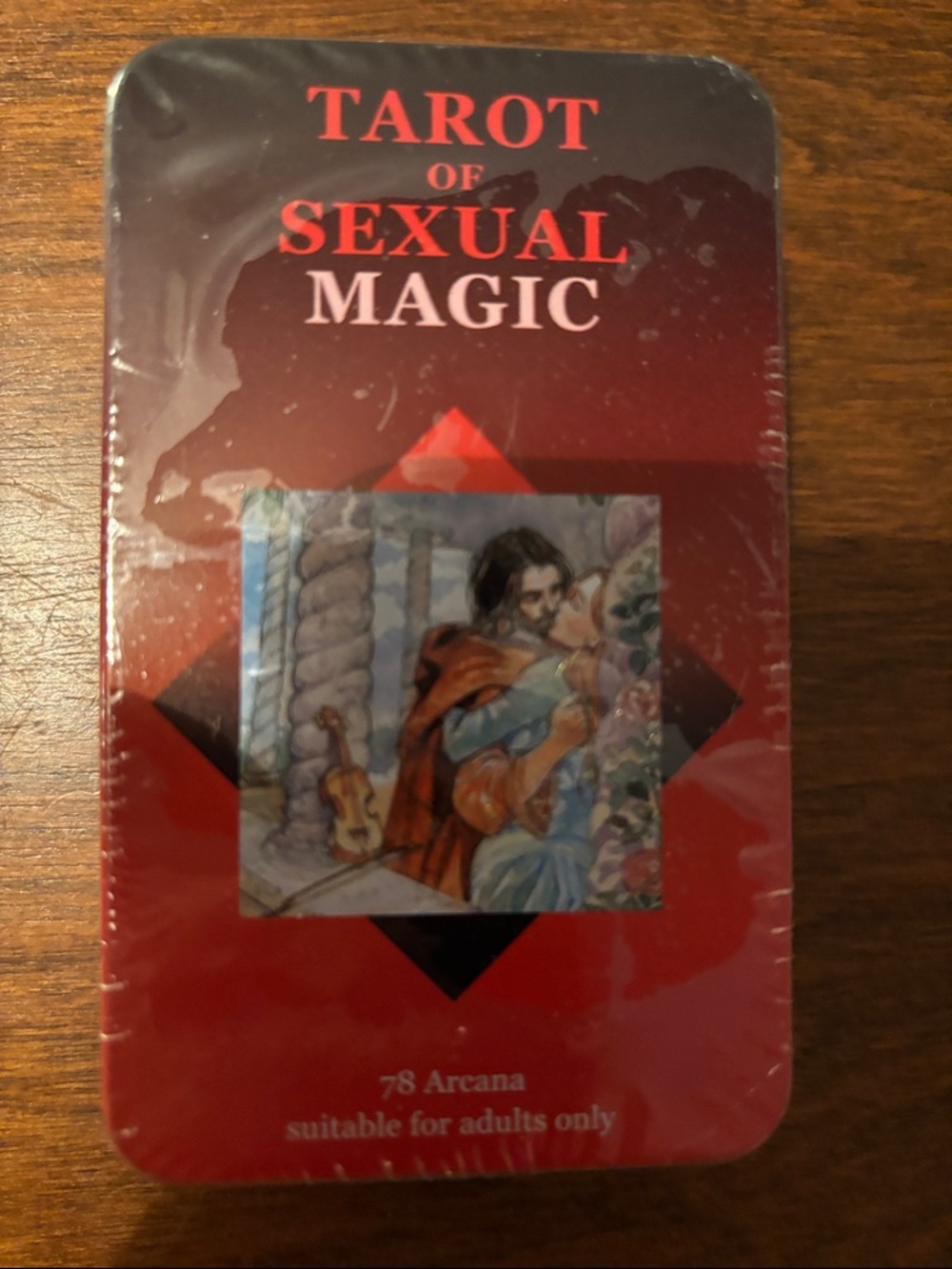 Tarot of Sexual Magic Deck - Red and Black Card Box